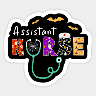 Assistant Nurse Halloween Costume Sticker